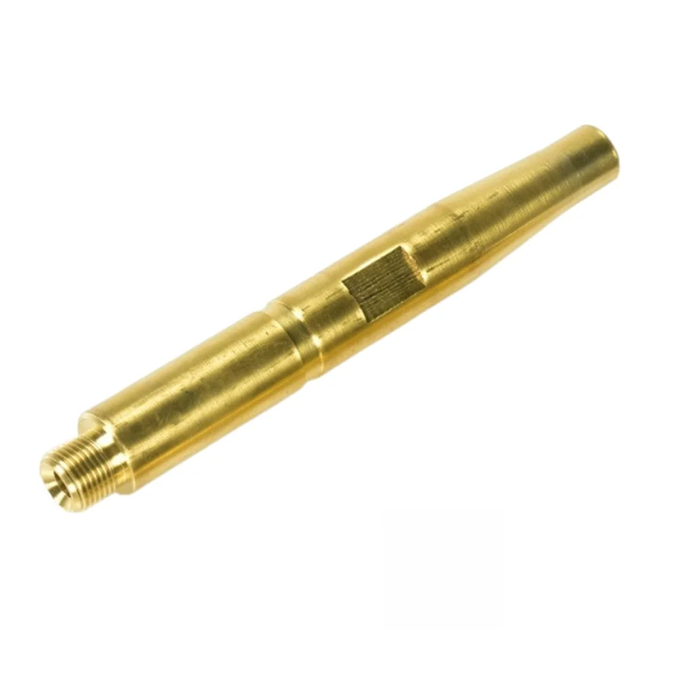 Conductive Nozzle for Industrial Submerged Welding Machines with 185mm Length and Standardized M14x1.5 and M18x1.5 Threading