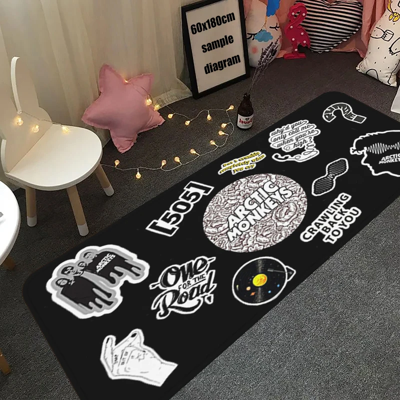 Entrance Doormat Fluffy Arctic Monkeys Carpet Living Room Rugs Foot Carpets Bathroom Rug Floor Mats Non-slip Hallway Mat Home