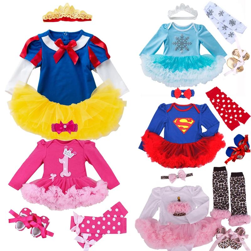 

Newborn Dress Girls Costume Fancy Party Princess Cosplay Bebes Babi Dress Children's Toddler Kid Birthday Sets Baby Girl Clothes