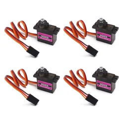 1/2/4pcs MG90S Micro Servo Motor Metal Gear Analog RC Servomotor 180 360 For Car Arduino Robot Helicopter Aircraft Toys