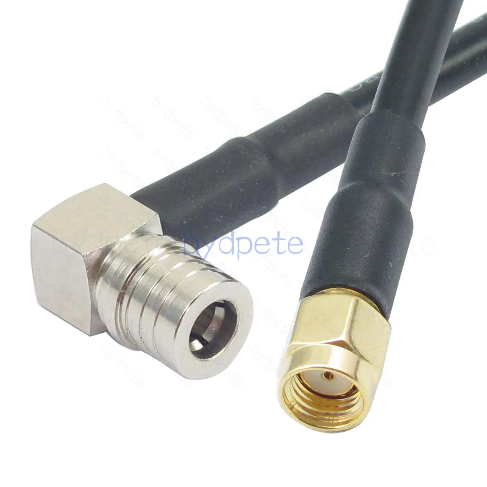 

RP-SMA Male ( Female Pin ) to QMA Male Right Angle Plug Cable RG223 Semi Flexible Cable Kable Low Loss 50ohms Lot High Quality