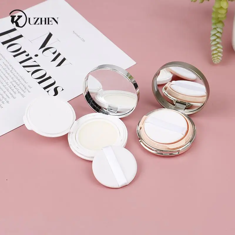 Empty Air Cushion Puff Box Portable Cosmetic Makeup Case Container With Powder Sponge Mirror For Bb Cream Foundation Diy Box