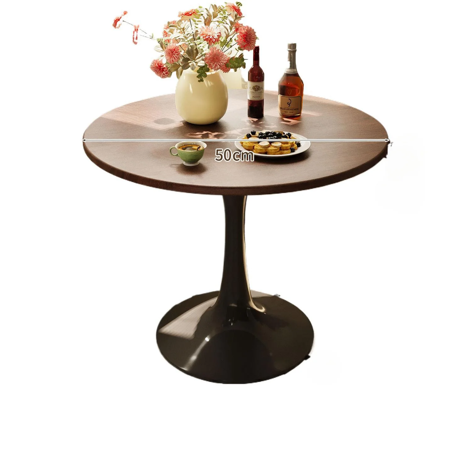 Modern Luxury Round Table and Chairs, Cafe Bistro Reception Set, Simple Design Home Dining Furniture, Trendy Minimalist Decor
