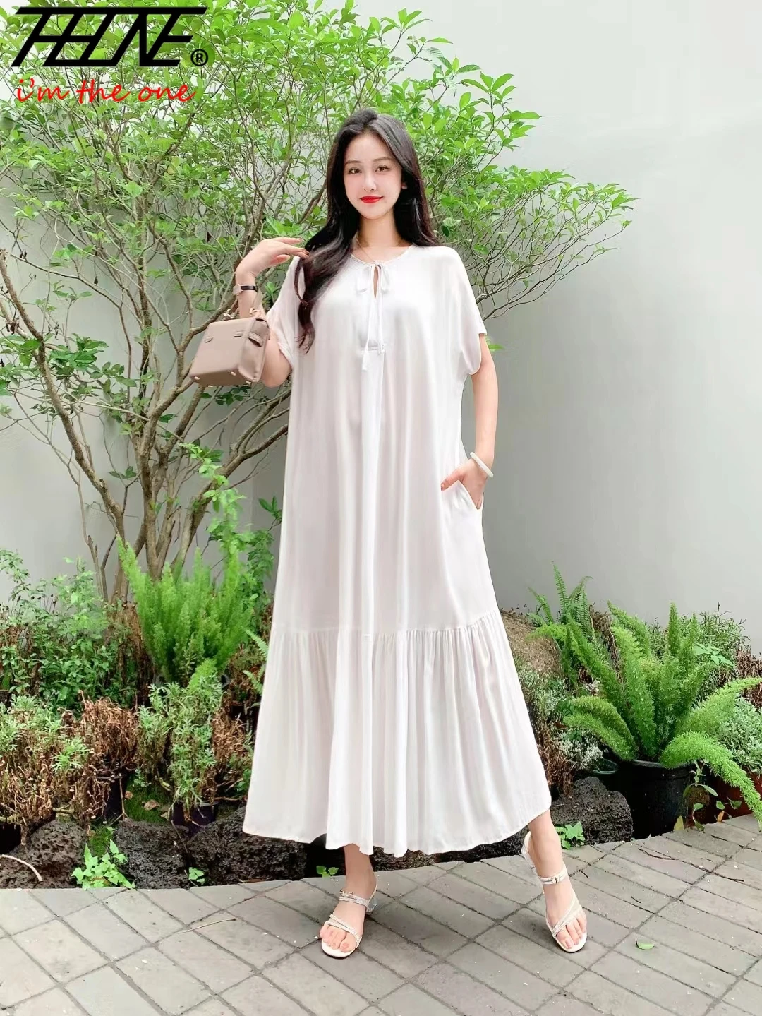 Plus Size Kleider für Frauen lose übergroße lässige Strand Boho Vestidos Robe Indie Urlaub Vintage neu in Kleidern Ropa de Mujer