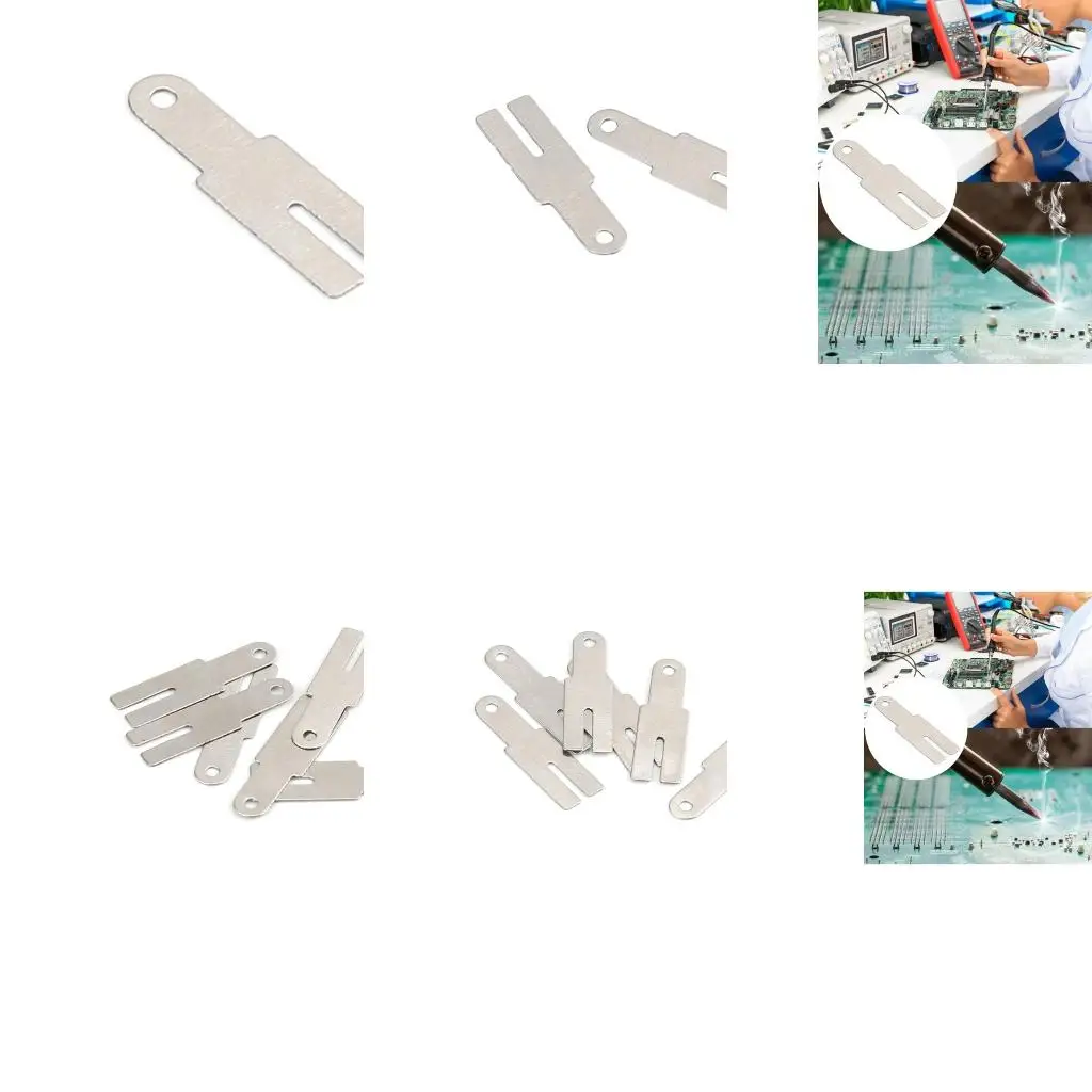  Y Shaped 100 Pcs Nickel Sheets Short Battery Spot Welding Machine Welder Washers