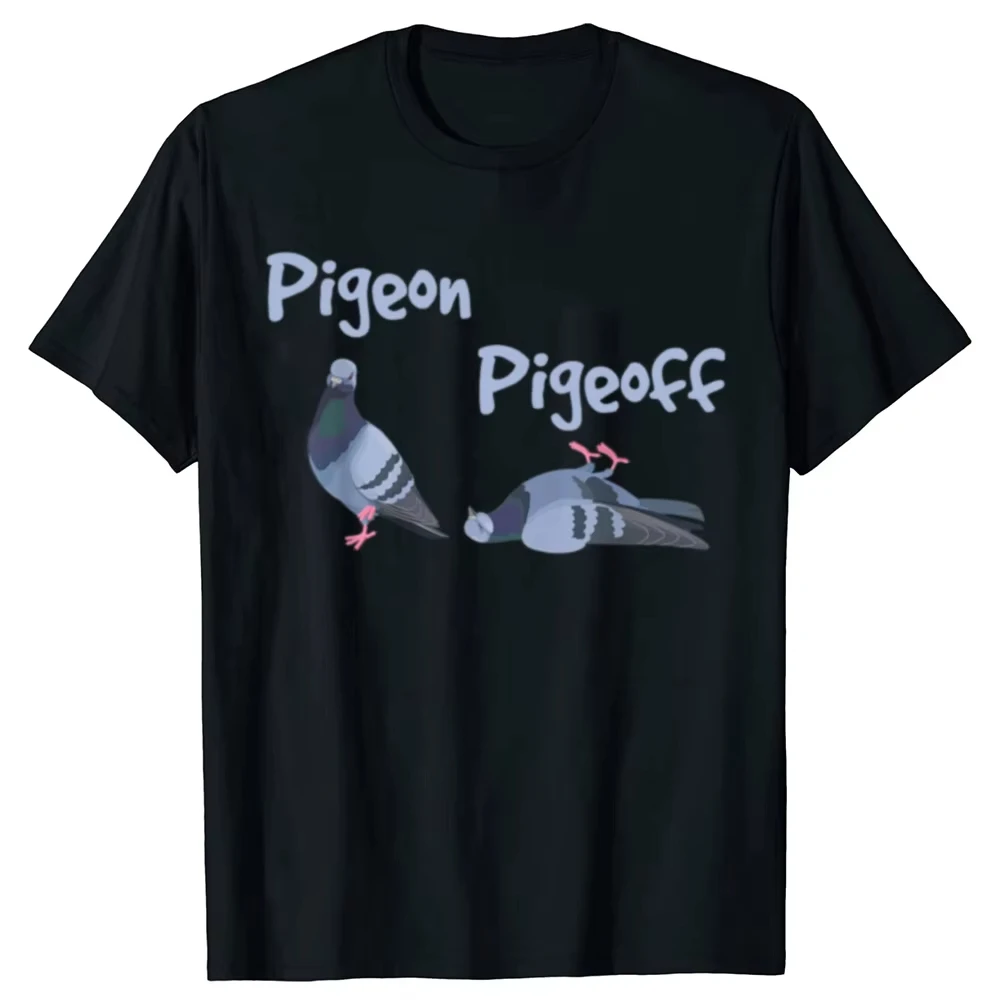 

Футболка Pigeon Pigeoff Bird Birdwatcher для любителей наблюдать за птицами, милая забавная футболка с графическим рисунком, мужская футболка, хлопковая свободная футболка, топы, футболки