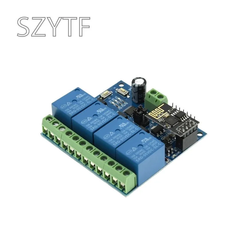 ESP8266 ESP-01 5V 1 2 4 Way WiFi Relay Module Things Smart Home Remote Control Switch ESP01 WIFI Wireless Module Phone APP