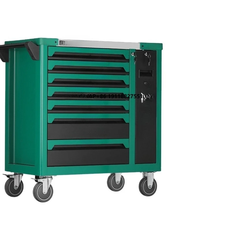 Heavy-duty Tool Truck Auto Repair Workshop Tool Cabinet Hardware Toolbox Multi-function Cart Repair Iron Drawer