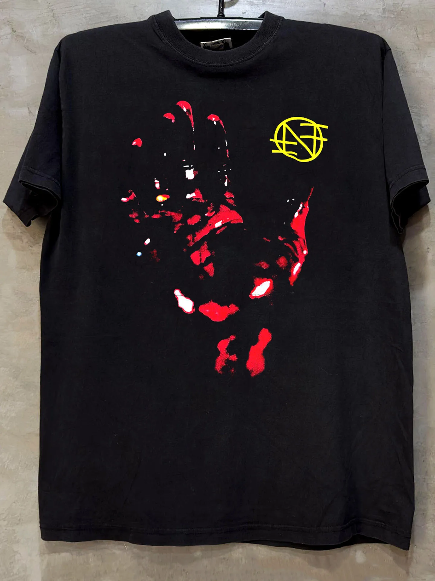 Nine Inch Nails Industrial Rock Style Short Sleeve T-Shirt Vintage Dark Trendy Cotton Half Sleeve Youth Summer Breathable rou...