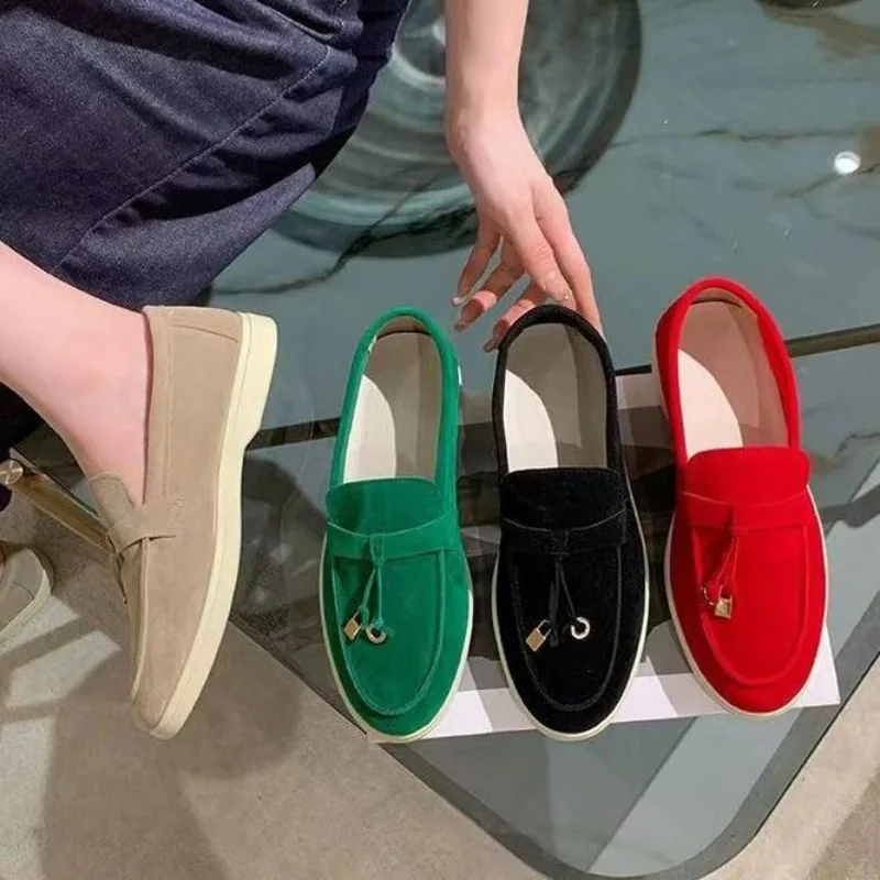 

Women's Shoes Flats 2025 Trend Spring Autumn Platform Loafers Casual Shoes for Women Fashion Non Slip Sneakers Scarpe Da Donna