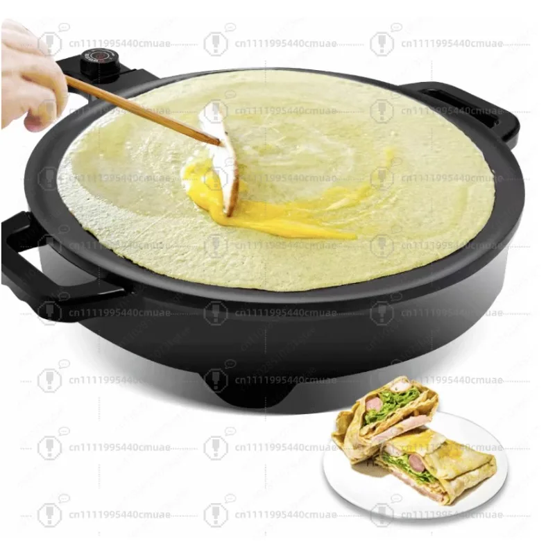 Commercial Electric Frying Pan Non-stick Pan Electric Baking Pan Household Pancake Machine Round