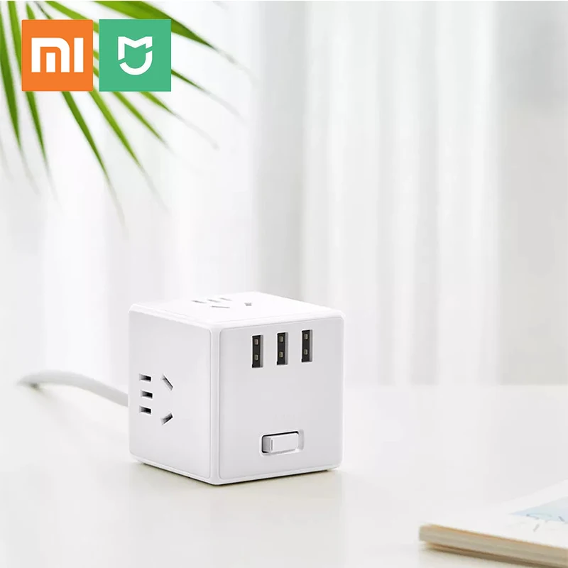 Xiaomi mijia cube converter usb socket converter plug multi-function plug-in board electric cube charging tow board smart