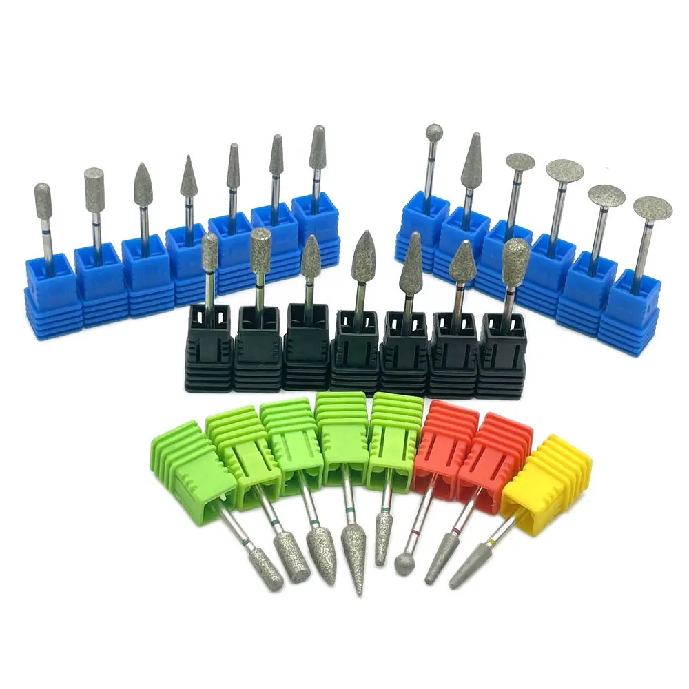 ดอกสว่านเจียรเล็บเพชร ขนาด 3/32 นิ้ว 1 ชิ้น สำหรับทำเล็บ ขัดหนังกำพร้า กำจัดหนังที่ไม่ต้องการ อุปกรณ์เสริมสำหรับทำเล็บ