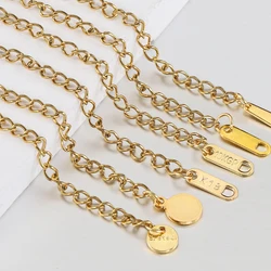 20pcs 10pcs 6cm Stainless Steel Extension Chain Extended Connector Tail Chain for Bracelet Necklace DIY Jewelry Making Findings
