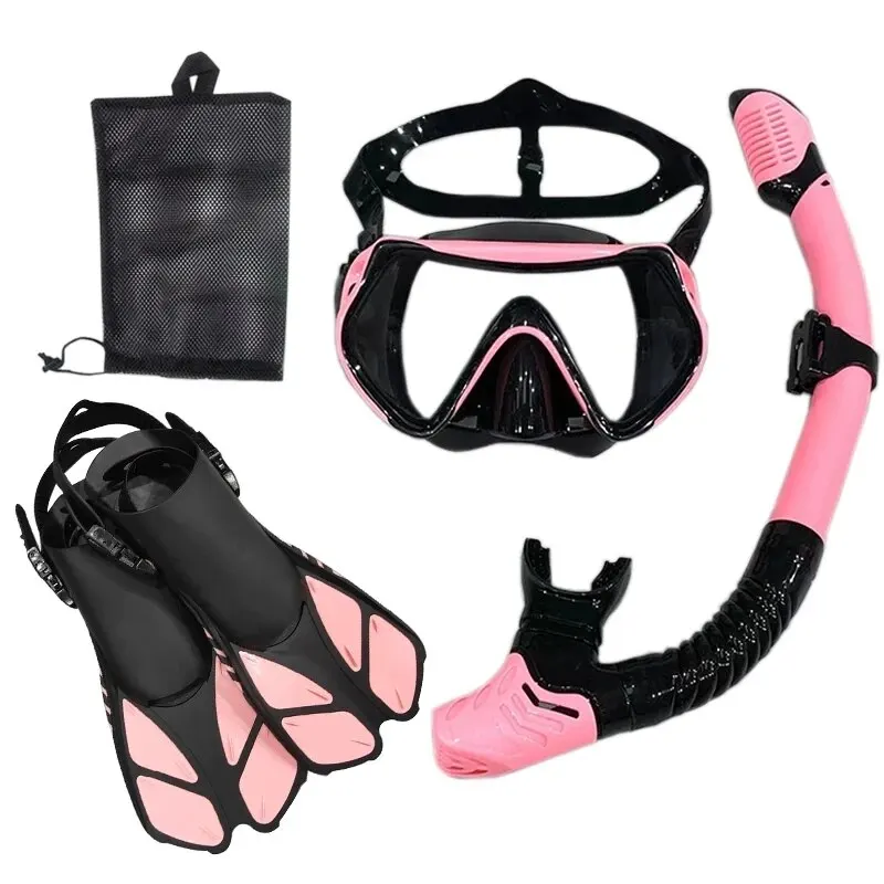 Snorkel Diving Mask and Goggles Diving Swimming Tube Set Adult Unisex