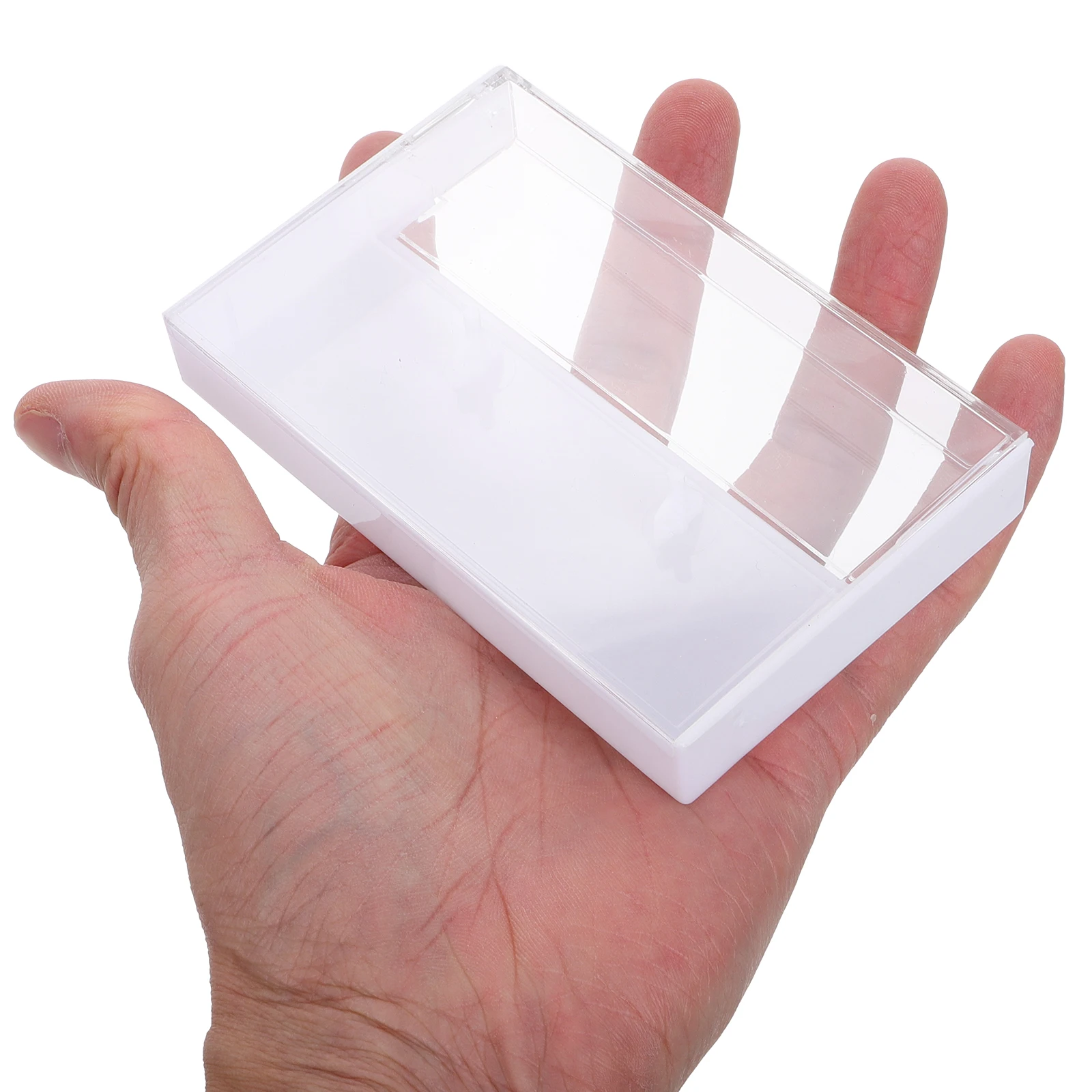 10pcs Cassette Tape Storage Box Protector For Audio Storage Organizer Material Mini Plastic Case Vintage Holder Blank Tapes