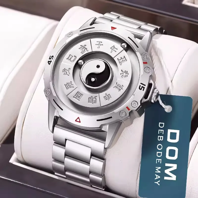 Business Men Watch Multifunctional Large Dial Quartz Watches Calendar