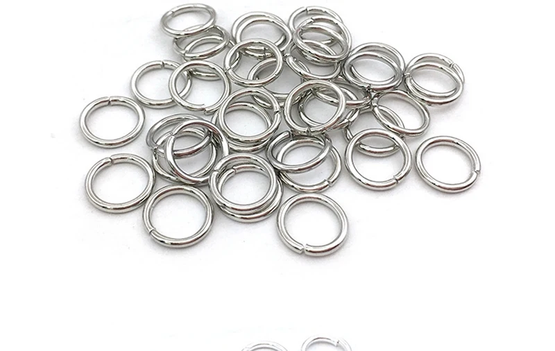 200 teile/los 3-12mm Jump Split Ringe Anschlüsse Schmuck Machen Materialien DIY Zubehör Liefert Für Schmuck Finden Großhandel – Detail 3