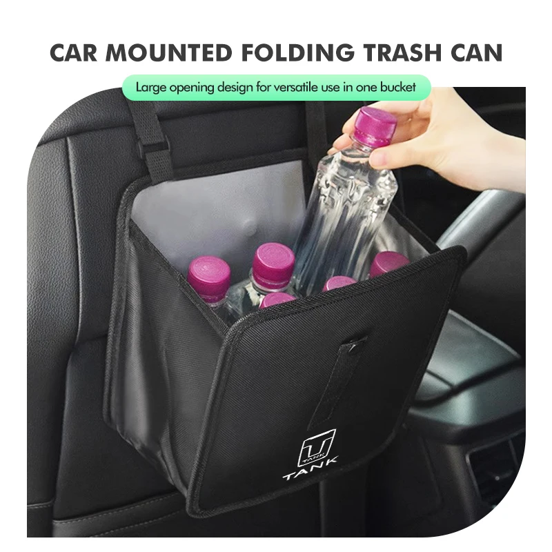 

For TANK Car Door Hanging Trash Can Dustbin Garbage Bin Storage Case Great Wall 300 400 500 700 800