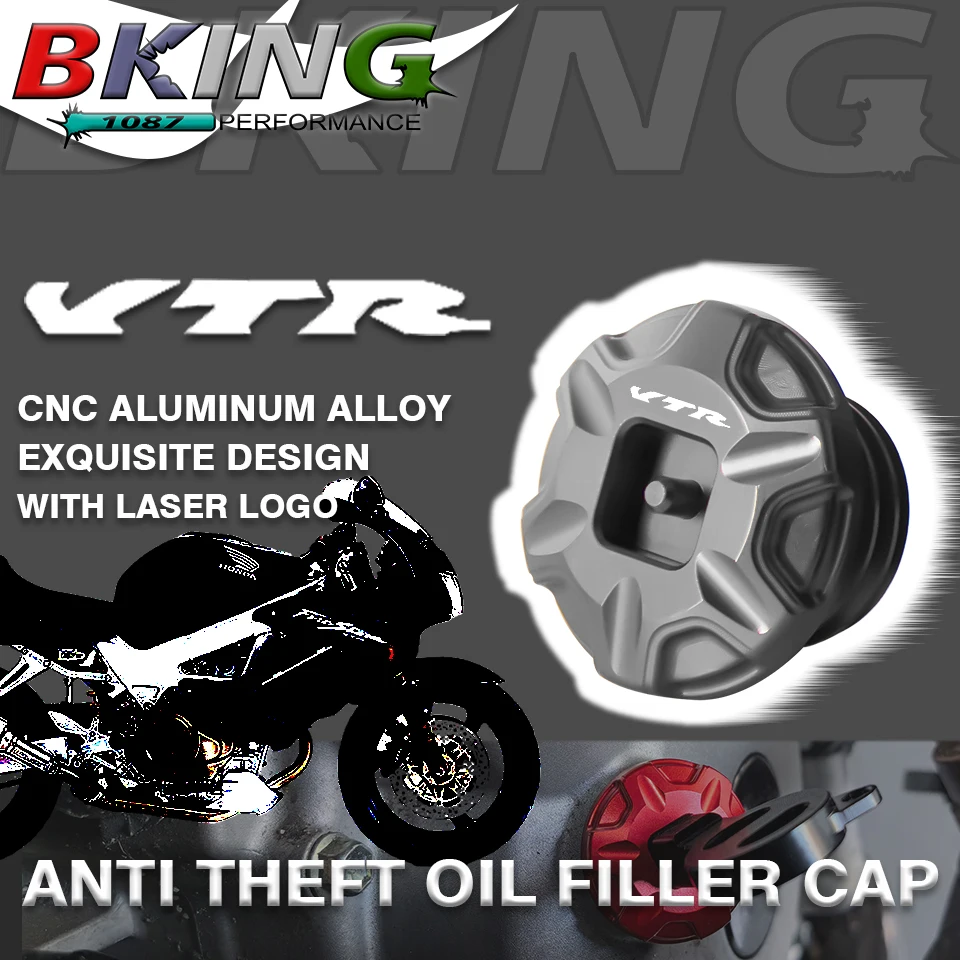 

Tamper Resistant Anti theft Engine Oil Filler Cap For HONDA Varadero XL1000 VTR 1000 SP-1 SP1 SP-2 FV FW FX FIRESTORM VTR1000F