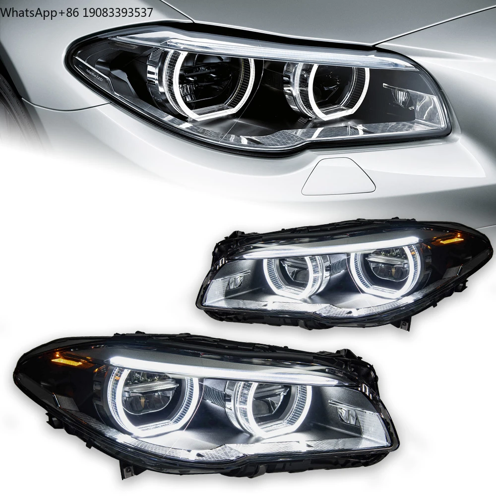 

Автомобильные фары AKD для BMW F10 (2010-2016) 520i 525i 530i F18: Светодиодные проекционные фары с ДХО, автомобильные аксессуары