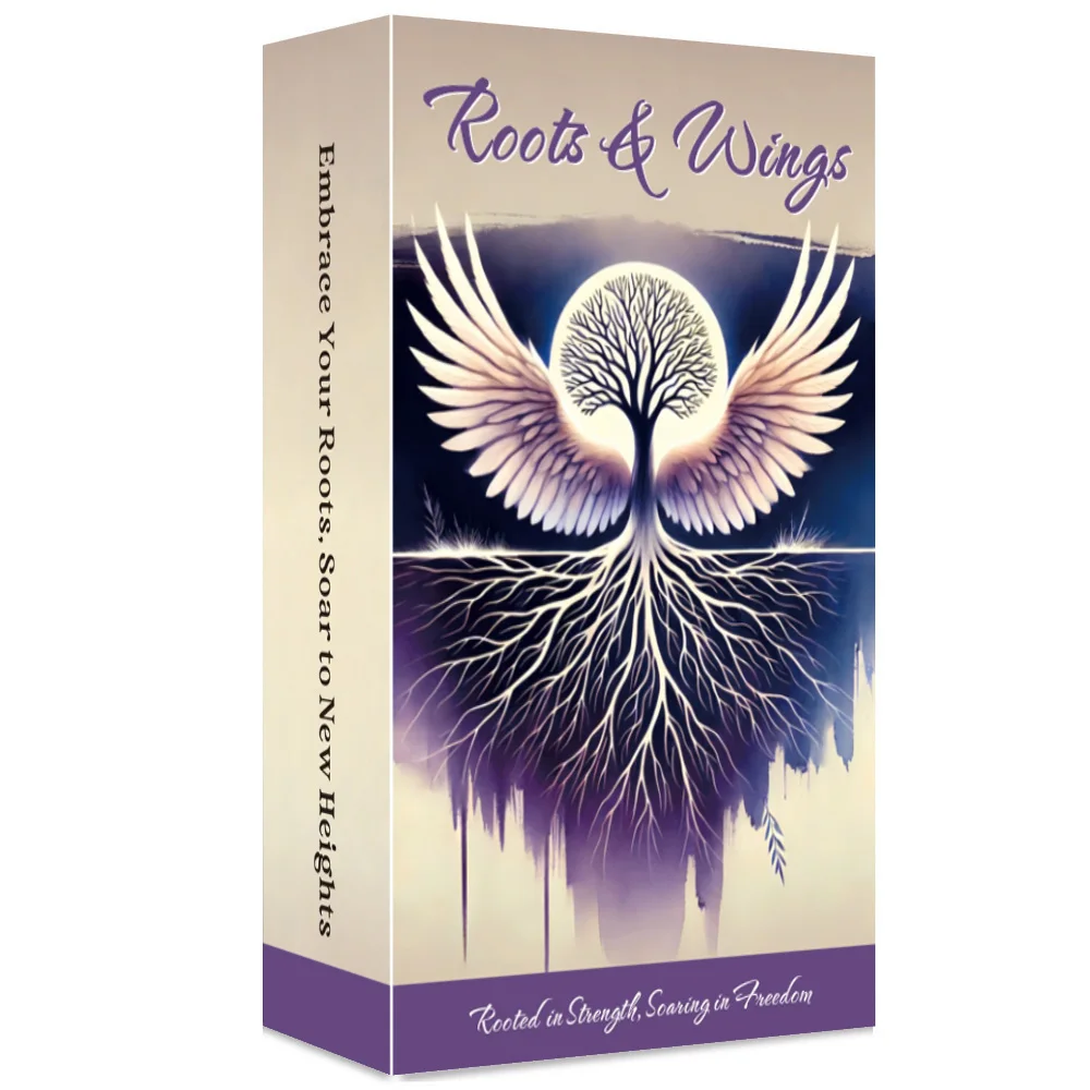 

Карты Oracle Roots and Wings, колода Таро Self Discovery, внутренняя прочность, английская версия, со смыслом на карточках, 54 карты