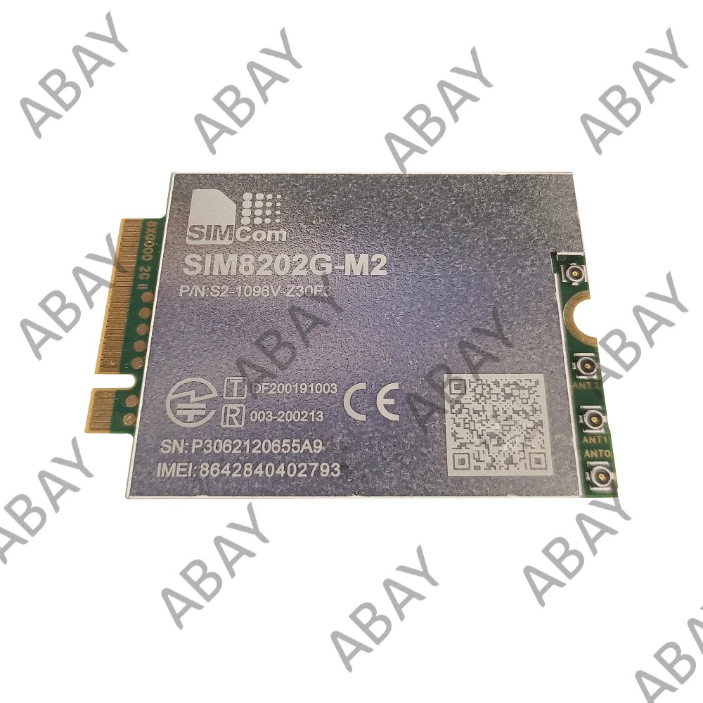 SIMCOM SIM8202G-M2 Adopts M.2 Form Factor 5G NR/LTE-FDD/LTE-TDD/HSPA+ Module