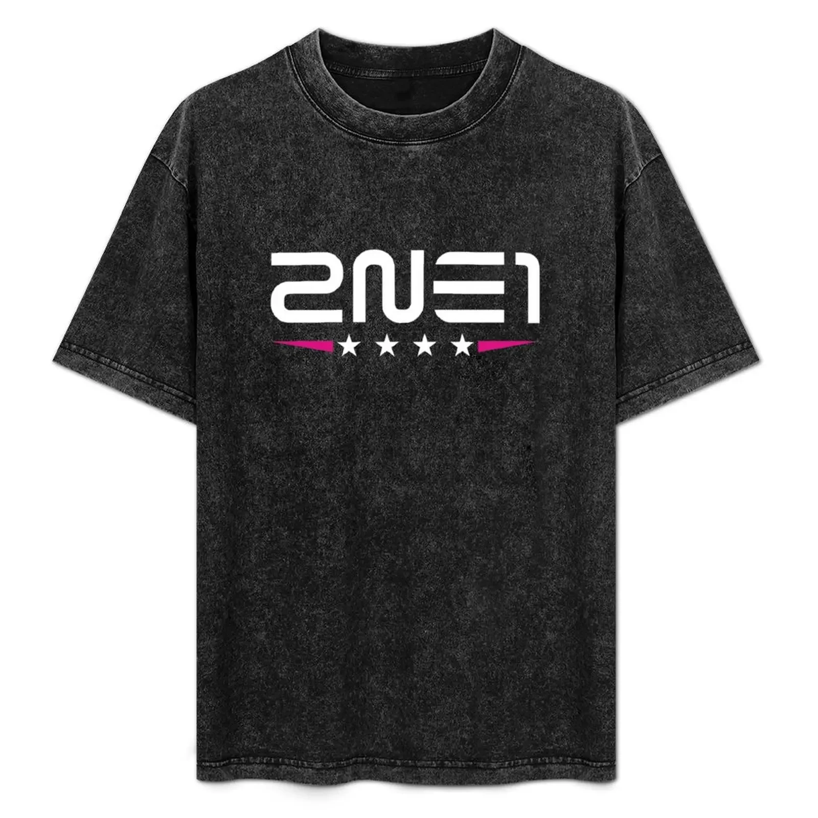 

2ne1 T-Shirt Louboutins korean fashion animal prinfor boys mens white t shirts