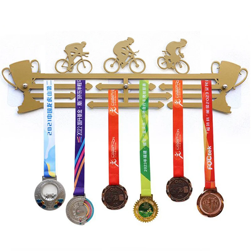 30 Type Awards Display Shelf Rack Metal Iron Wall Mounted Medal Hangers Games Race Medal Frame Home Decoration Wall Organizer