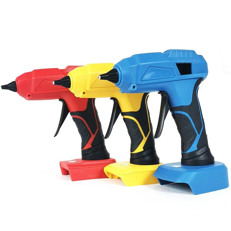 40W 100W Cordless Hot Melt Glue Gun For Makita/Dewalt/Milwaukee 18V Lithium Battery With 5 Glue Sticks DIY Electric Repair Tool