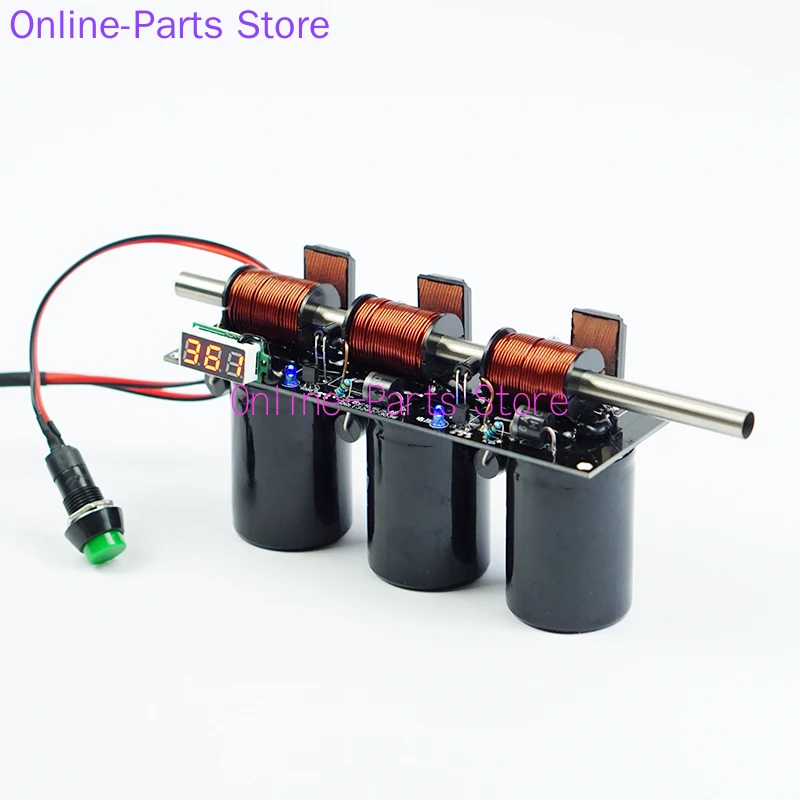 High-voltage Integrated Electromagnetic Gun Simple Multi-stage Diy Coil Gun Kit