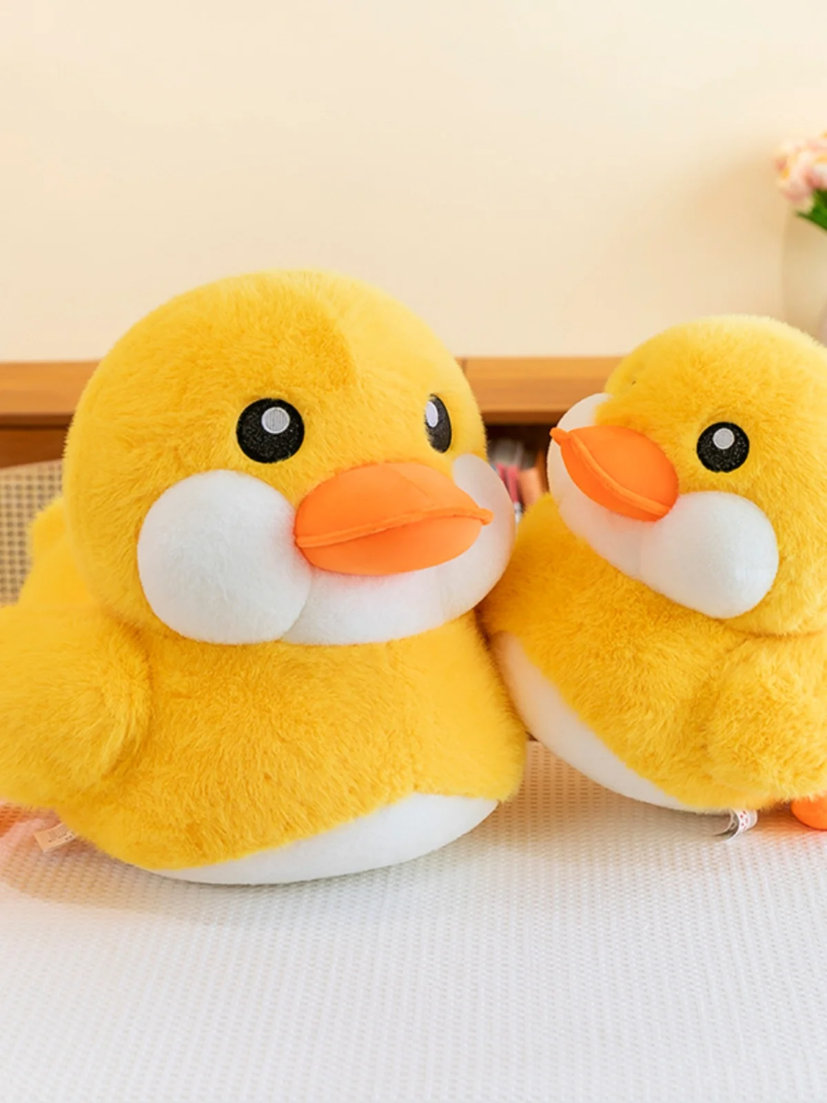 

Желтая кукла Du с героями мультфильмов, элитная мягкая игрушка Plu, детская подушка для девочек, детская кукла Du Duling Pluie