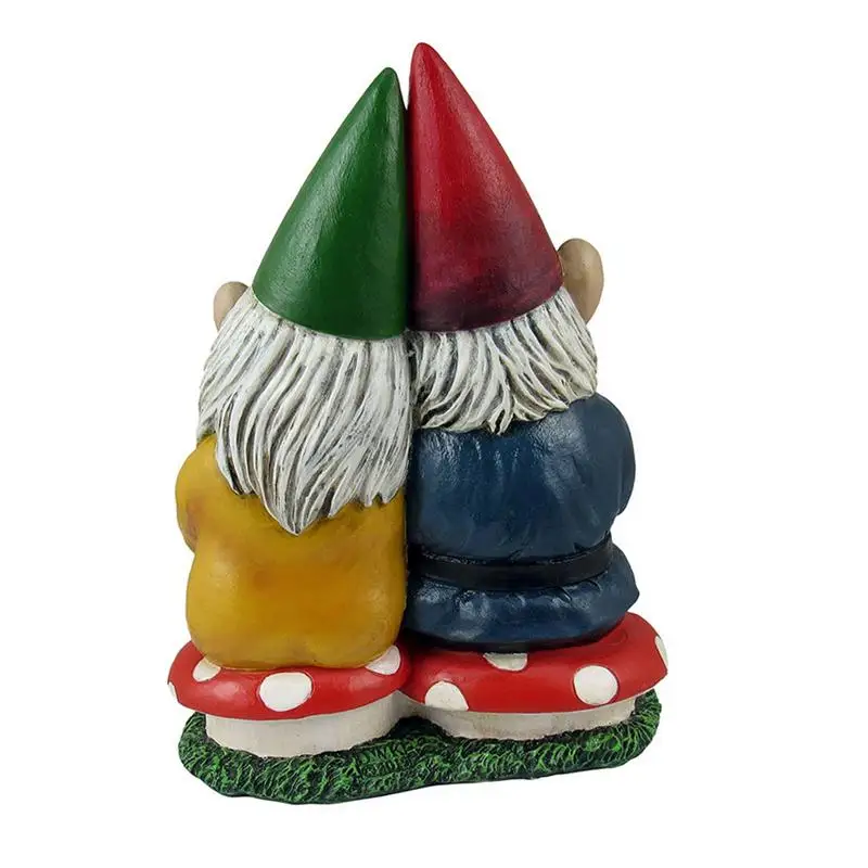 Kabouters Beeldjes Grappige Hars Paar Tomte Tuin Beeldjes Voor Bureau Decoratieve Betekenisvolle Beeldjes Ornamenten Voor Paar