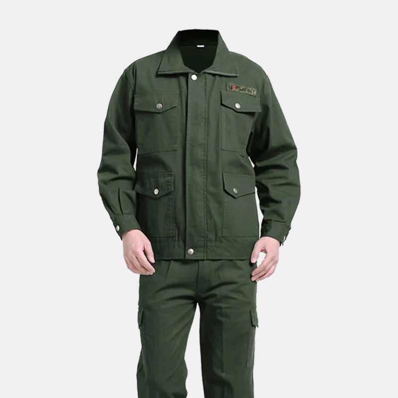 Work Uniform For Men Workshop Warehouse Factory Mechanic Garage Security Working Cloth Uniform Wear Resistant Anti Scald