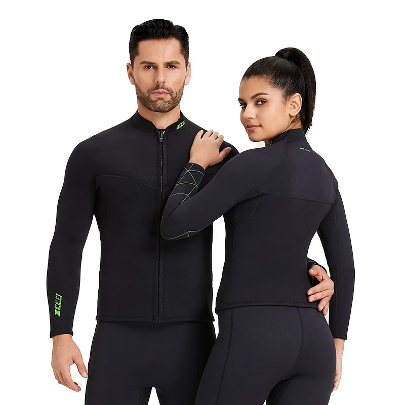 

3mm Tops Diving Suit Men's And Women's Split Body Diving Suit Snorkeling Surfing Winter Swimsuit Women