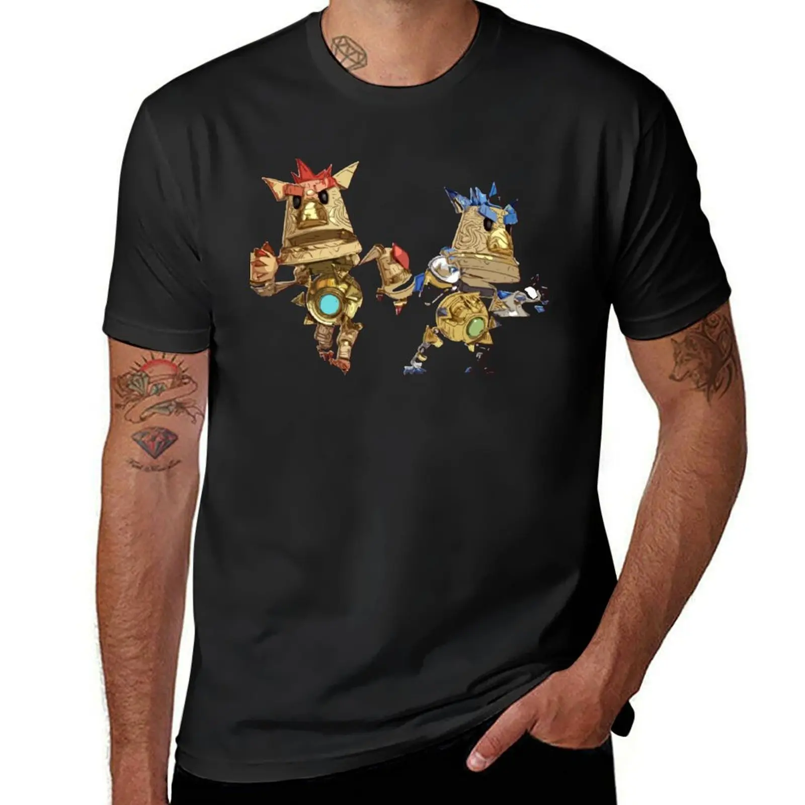 

KNACK II Buddies T-Shirt heavyweights customizeds korean fashion Short sleeve tee designer t shirt men