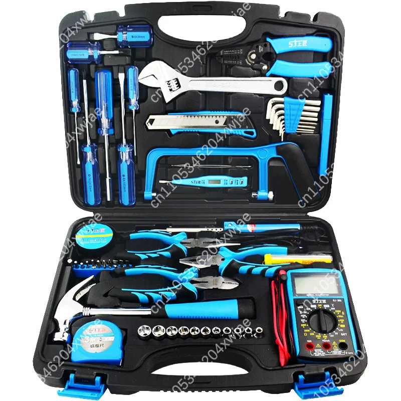 Home DIY Tool Set, Electrician Hand Tools, Multimeter, Hardware Repair Kit, Student Education Toolbox