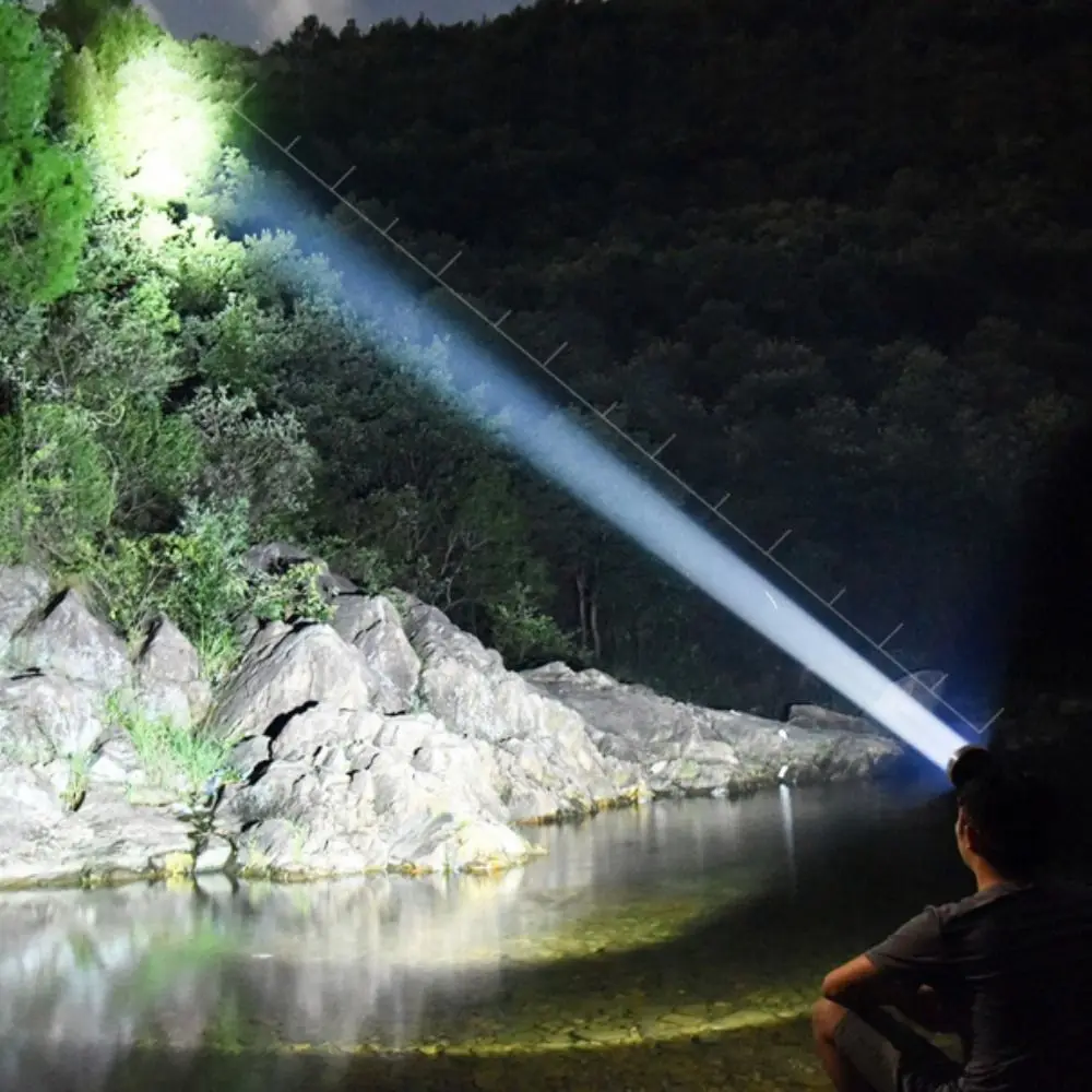 

Adjustable Multifunctional Headlamp Waterproof Head-Mounted Powerful LED Headlamp USB Rechargeable Smart Sensing