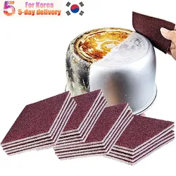 Thin Section Of Emery Sponge Wipe Kitchen Cleaning Tools Wash Pots And Pans To Remove Dirt Rust And Dirt