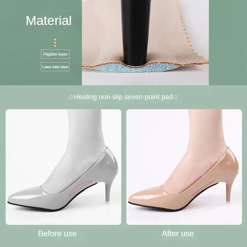 Palmilhas autoadesivas para sandálias antiderrapantes absorventes de suor sapatos de salto alto adesivos antiderrapantes almofadas grossas almofada de fundo macio