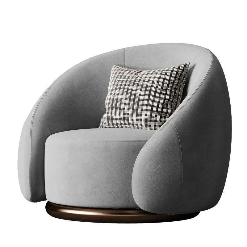 

Light Luxury Leisure Chair Lazy Rotatable Sofa Designer Minimalist Tiger Chair Living Room Balcony Lazy Sofa