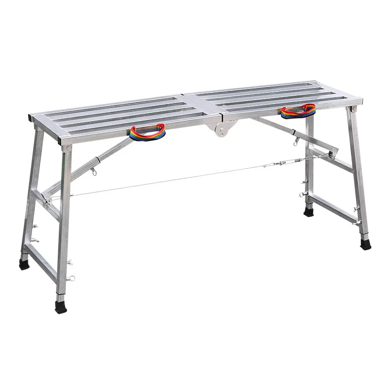 일자형 사다리 다리 높이조절 접이식 우마사다리 높이조절 안전사다리 작업대 작업발판