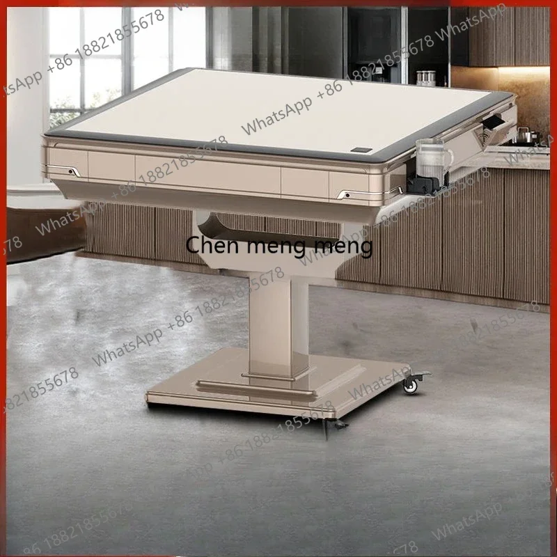 

New arrrive Fully automatic folding mahjong table and dining table