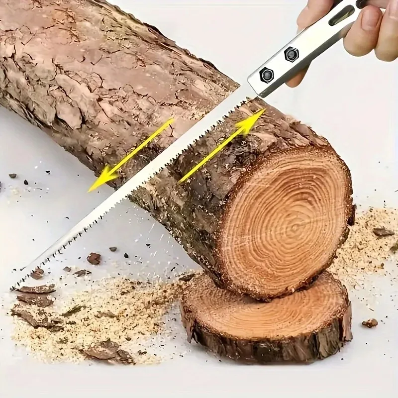 Handsaw Garden Saw SK5 Steel Saw Tools W/ Wooden Handle Woodworking Saw Convenient For Wall Panel Bending