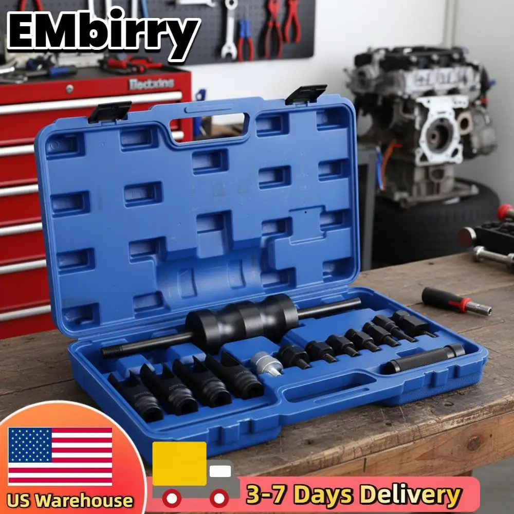 

14pcs Universal Injection Puller Extractor Kit Tool Injector Remover Common Rail Adaptor for Delphi for Siemens