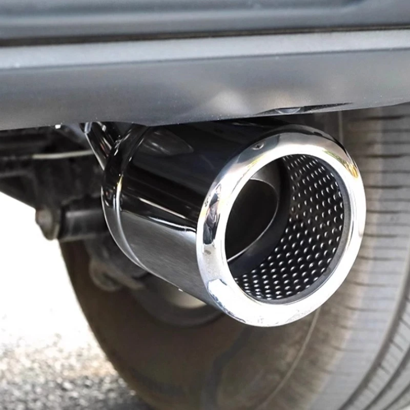 Universal adjustable upper and lower tail throat modified exhaust pipe tail nozzle decorative cover Auto parts supplies
