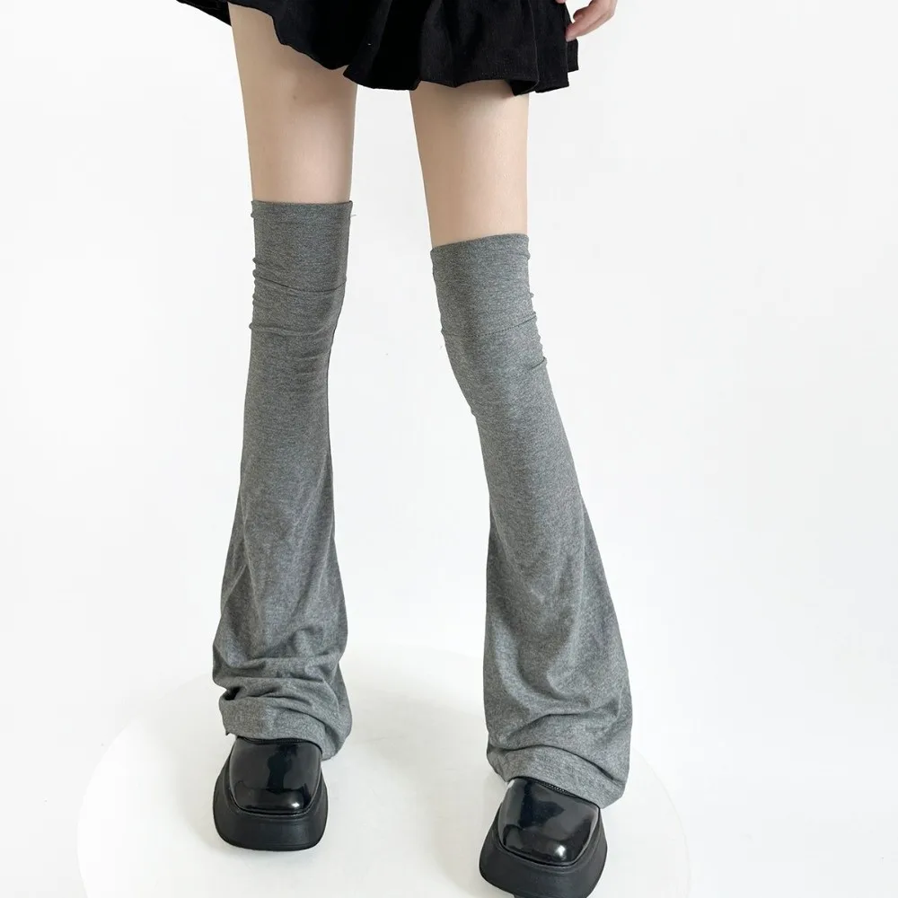 

Fashion Korean Style Flared Leg Sleeve Sun-proof Y2K Loose Socks Foot Cover Cotton Soft Over Knee High Sock Streetwear