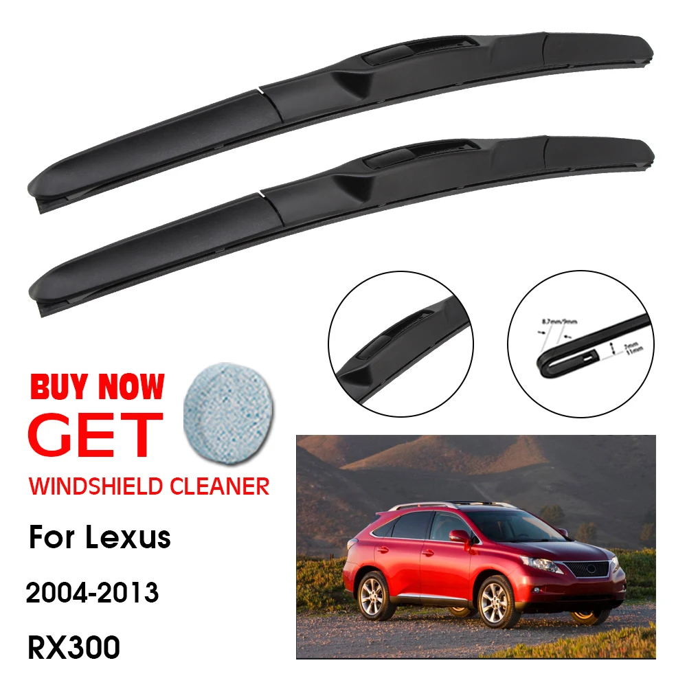 

Car Wiper For Lexus RX300 26"+22" 2004-2013 Front Window Washer Windscreen Windshield Wipers Blades Accessories