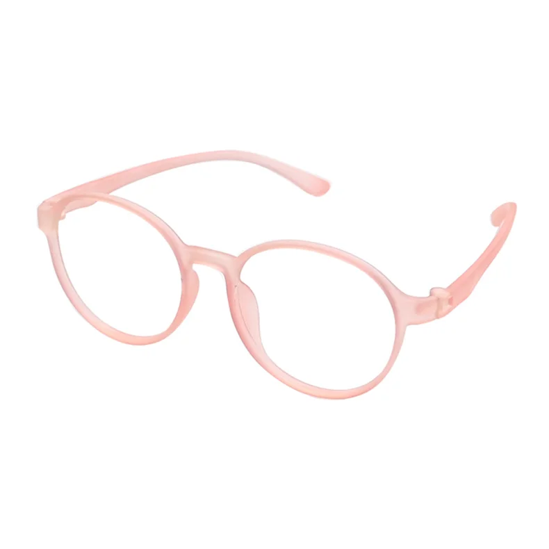 Herren TR90 Flexible Transparente Brillengestell Ultraleicht Mode Retro Runde Optische Brillen Damen 66016 – Detail 7