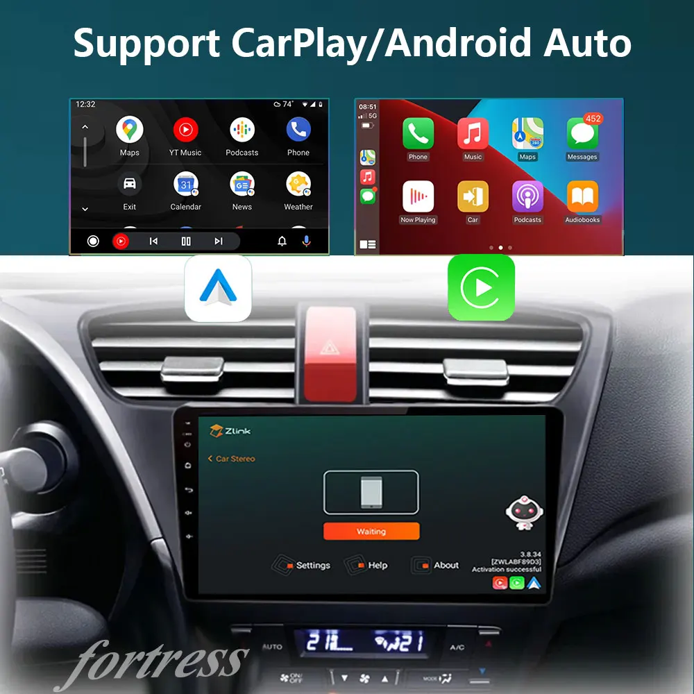 Android 13 Qualcomm Snapdragon high-performance CPU For Honda CIVIC Hatchback RHD 2012 - 2017 Car Radio stereo multimedia player